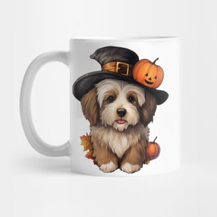 Fall puppy Dog Halloween Mug